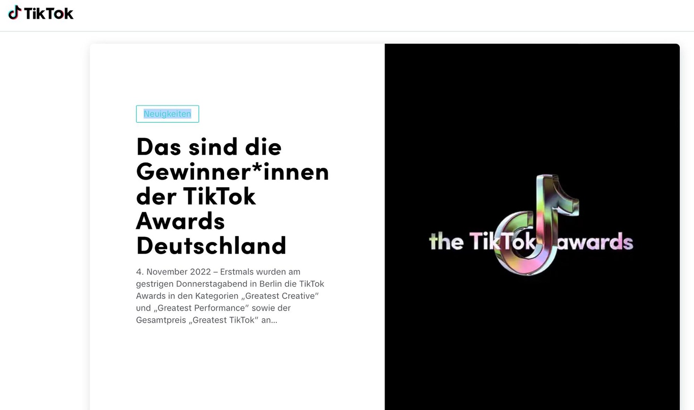 Soll mit deutlichen Zuwächsen bei den Werbeeinnahmen punkten können: die Plattform TikTok