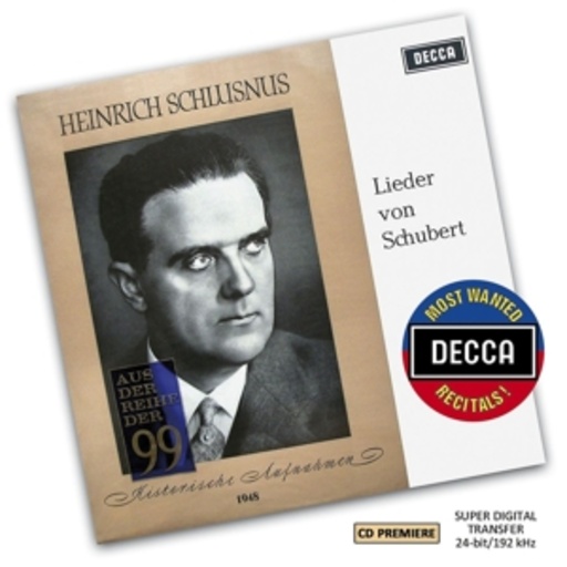 Heinrich Schlusnus – A Schubert Recital
