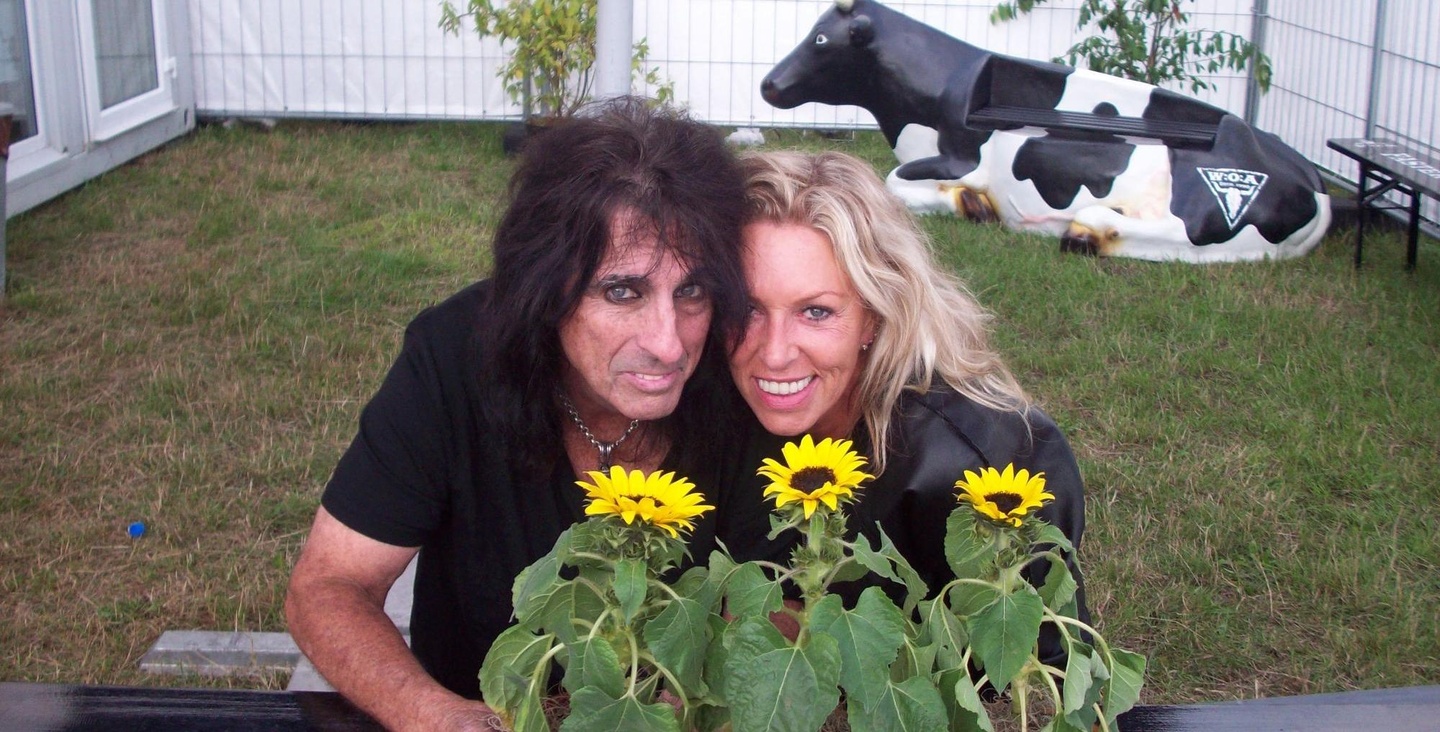 Arbeiten schon viele Jahre erfolgreich zusammen: Ute Kromrey und Alice Cooper