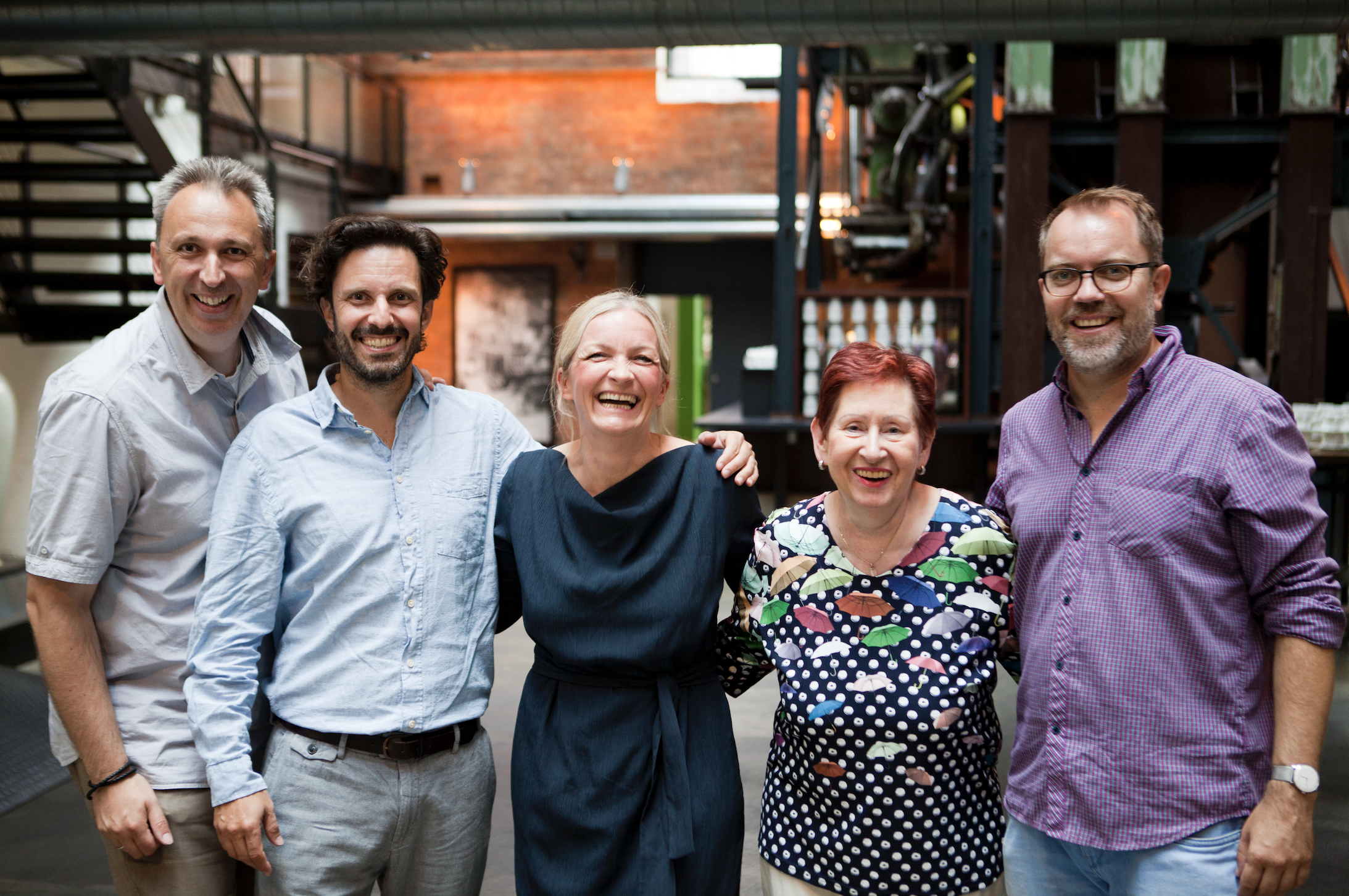 Stellen miteinander das Team von Lamp und Sumfleth (von links): Marco Sumfleth, Martin Rutter, Nicole Khan, Angelika Pohl und Florian Lamp, hier im Jahr 2018.