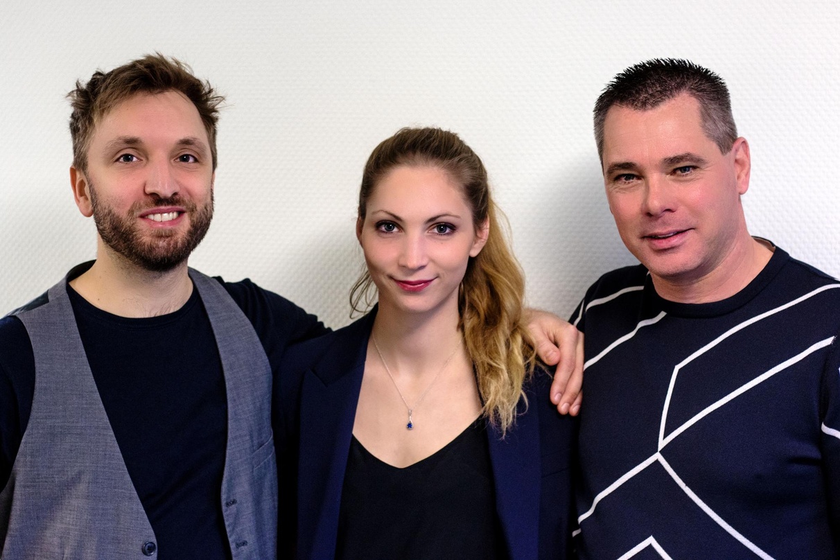 Wollen dieses Jahr 25.000 Tickets mit 6k United! verkaufen: Fabian Sennholz (links), Natascha Rogacki und Frank Scherk