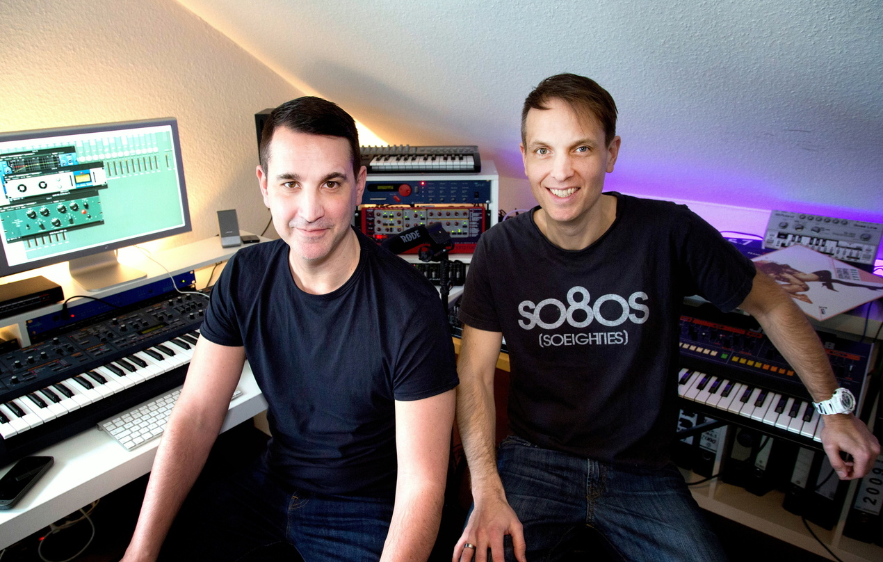 Hier mixten sie die Titel für "so8os pres. ZTT": Jaspa Jones (links) und Piet Blank in ihrem Studio