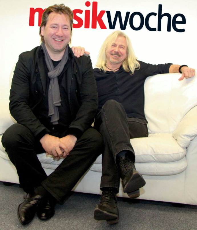 Stellten ihr neues Album vor: Claudius Dreilich (l.) und Bernd Römer
