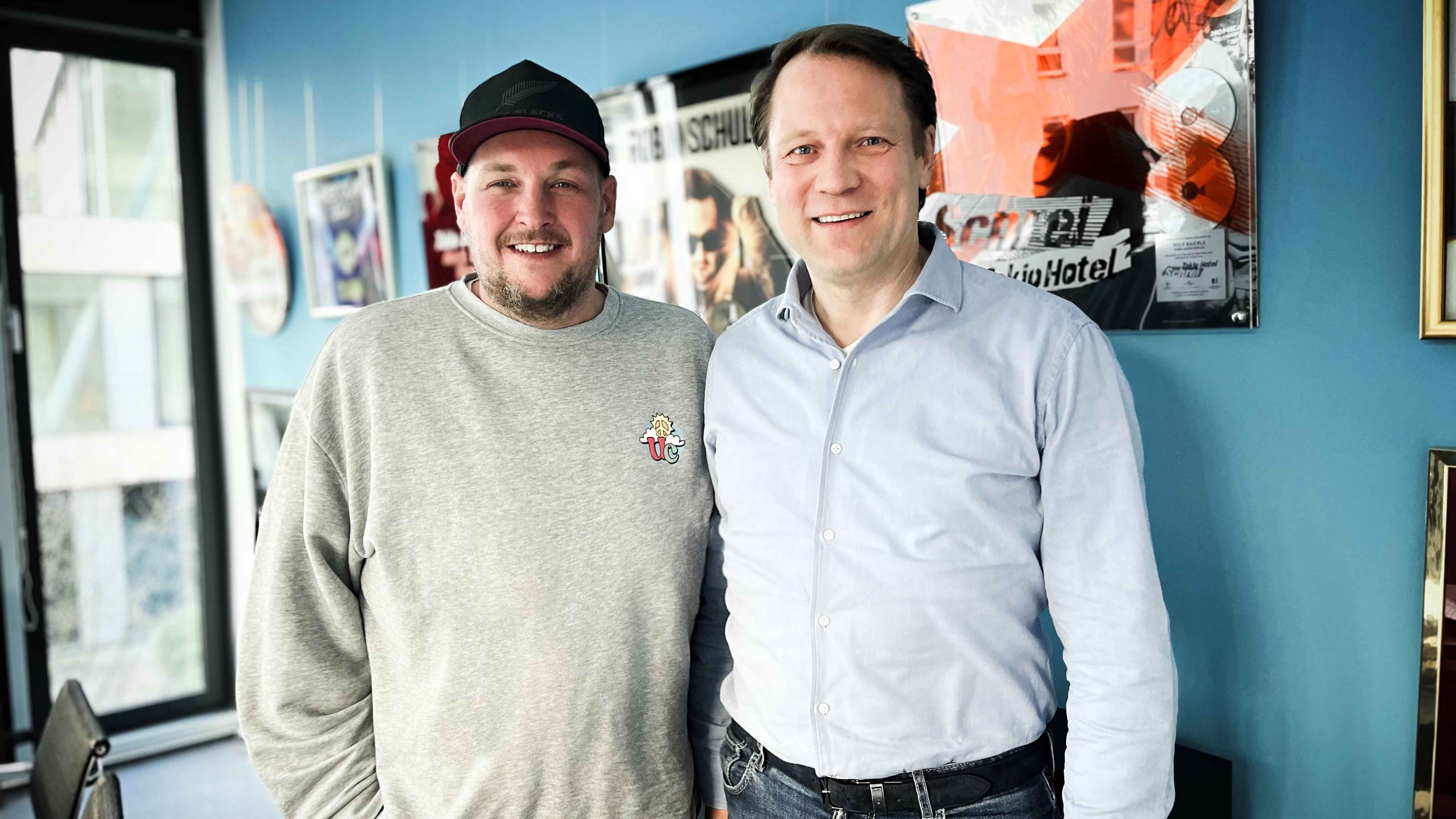 Setzen die Kooperation fort: Marcel Pieofke (Managing Director Via Music, links) und Christian Baierle (Managing Director Roba Music Publishing).