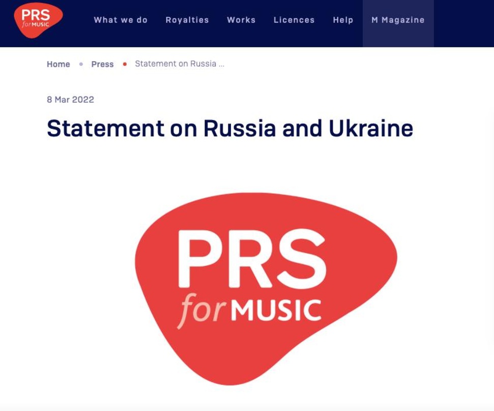 Einseitiger Vorstoß in einem ansonsten international durchorganisierten Marktumfeld: die britische PRS kappt ihre Bande zur russischen RAO