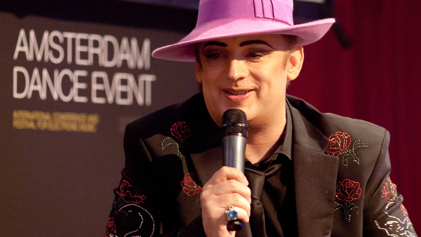 Sprach auf der 16. Ausgabe des Amsterdam Dance Event: Boy George
