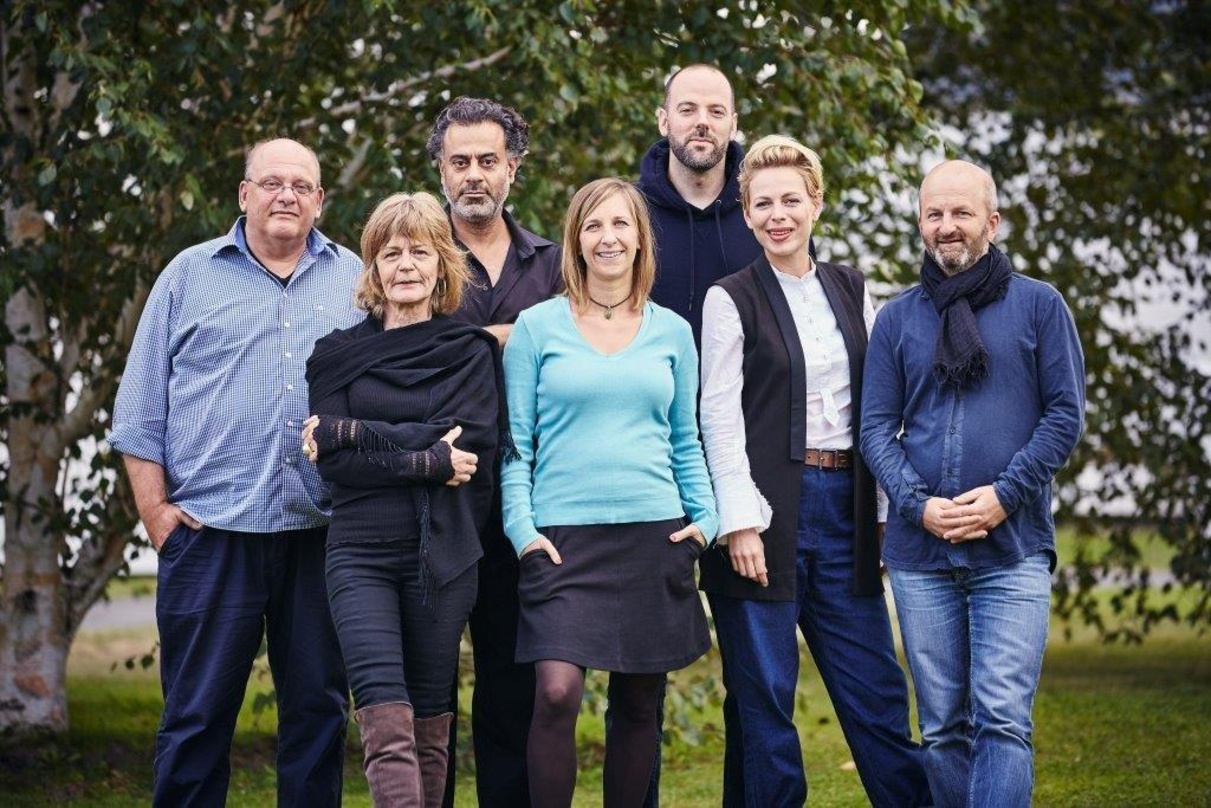 Stellen die Jury für den Deutschen Musikautorenpreis 2017 (von links): Detlev Glanert (Komposition Musiktheater), Jutta Staudenmayer (Text Schlager), Samir Odeh-Tamimi (Komposition Sinfoni...