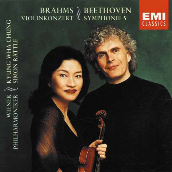 Simon Rattle/Wiener Philharmoniker/Wha Chung – Brahms: Violinkonzert & Beethoven: Symphony 5