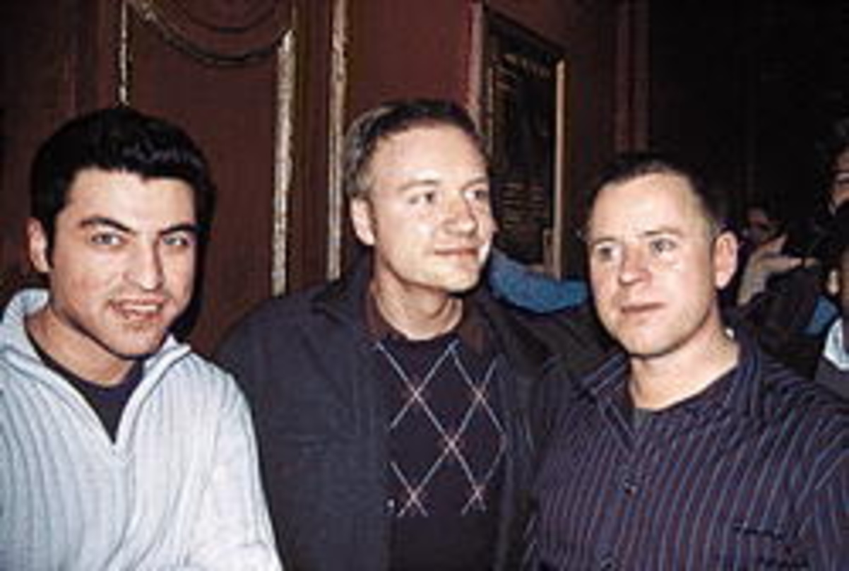Näher zu den GDA als im nächsten Jahr, wenn sie aus Berlin anreisen, hatten es (v.l.n.r.) Neffi Temur (Universal Records) und Tim Renner (Universal Music). Wie immer aus Rossbach kam GDA-M...