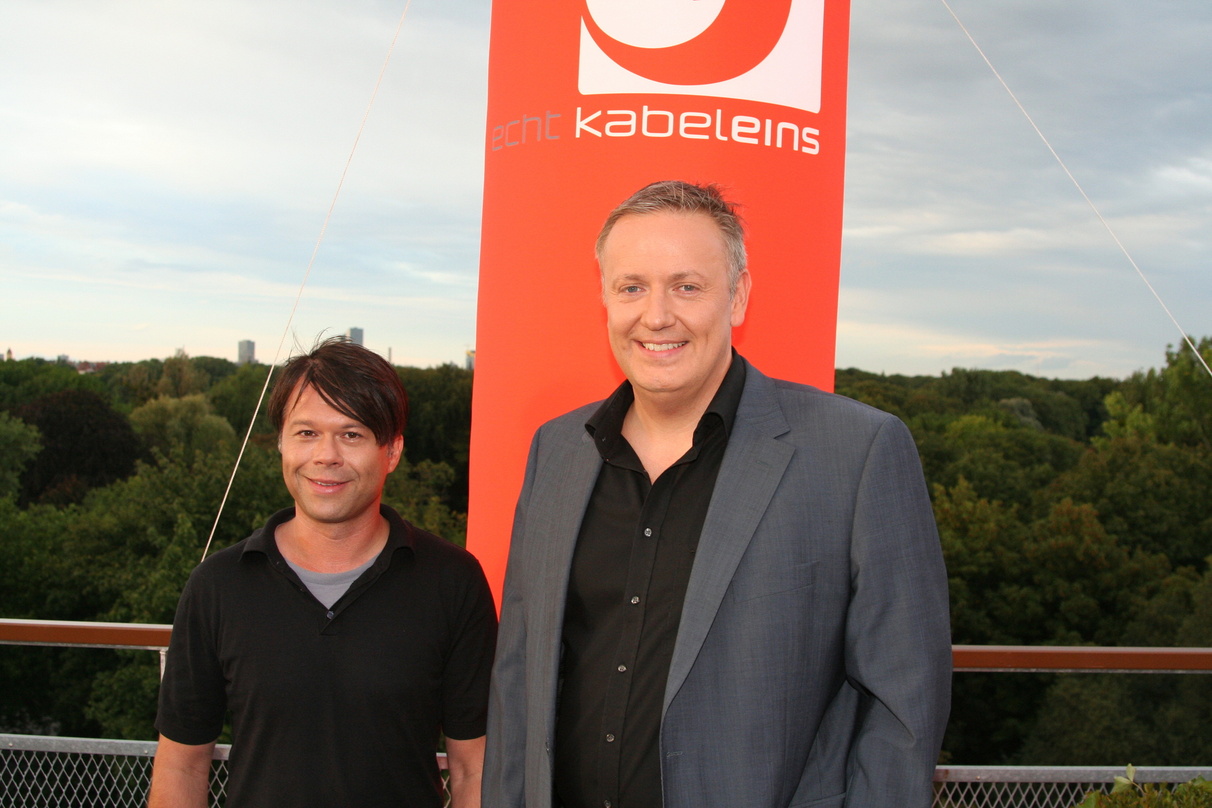 Präsentierten "Number One!": Markus Kavka (l.) und Jürgen Hörner