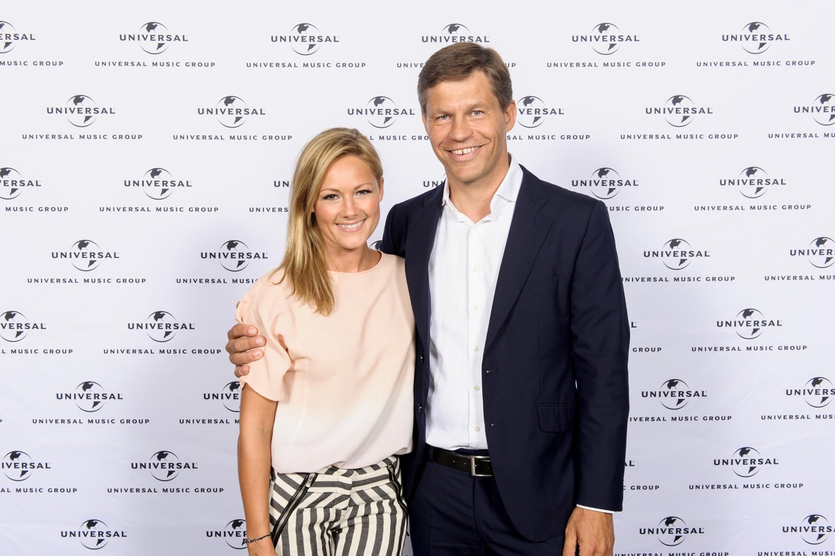 An ihnen kam in der Jahresauswertung 2018 niemand vorbei: Helene Fischer und Frank Briegmann (Universal Music)