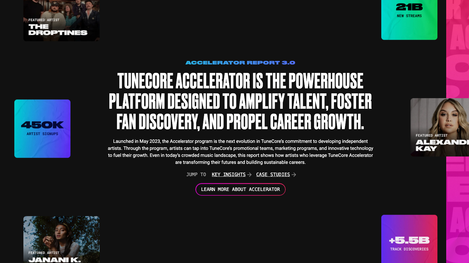 d98297ae 975d 4bec 8312 50e89961402a Erhält zum dritten Mal eine umfassende Analyse: das Accelerator-Programm von TuneCore.