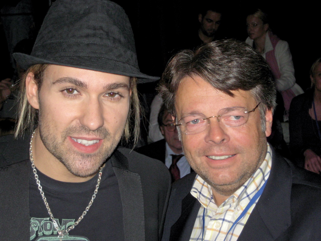 Planen weitere Album- und Live-Triumphe: David Garrett und DEAG-Vorstandschef Peter Schwenkow
