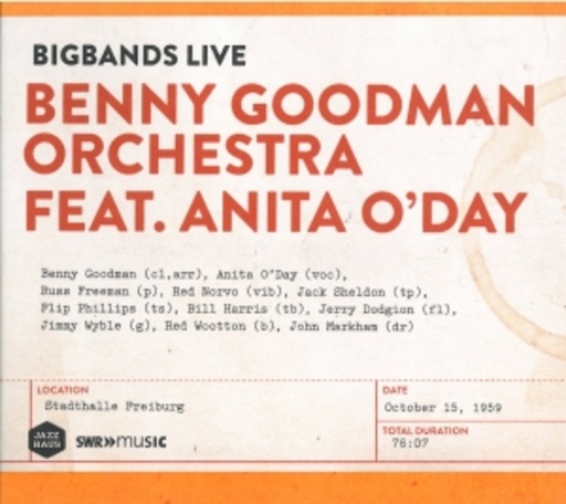 Benny Goodman Orchestra feat. Anita O'Day – Big Bands Live