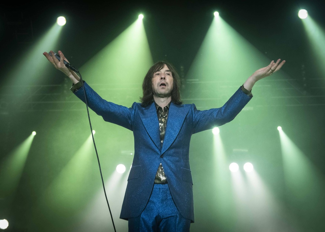 Die Hälfte seiner Songrechte liegen nun bei BMG: Primal-Scream-Sänger Bobbie Gillespie, hier beim Isle Of Wight Festival 2021