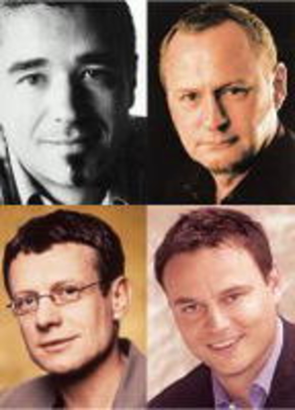 Kreative Köpfe: Willy Ehmann (o.l.), Wolfgang Funk (o.r.), Jörg Hellwig (u.l.), Ulrich Järkel