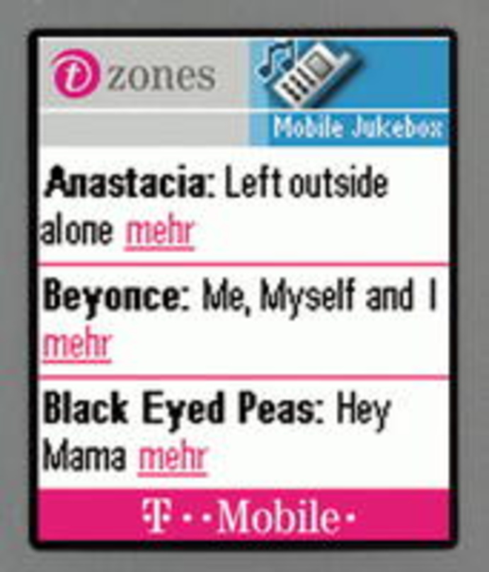 Einfach, schnell und immer dabei: Mobile Jukebox der T-Mobile