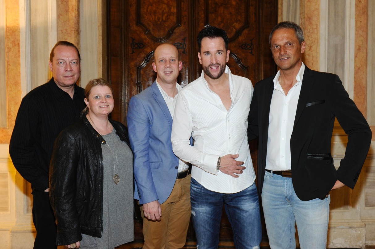 In Venedig mit dabei (von links): Holger Spille (Leitung Presse-Promotion AOR-Labelgroup), Tanja Merz (Externe Produktmanagerin AOR-Labelgroup), Manfred Rolef (Vice President AOR-Labelgrou...