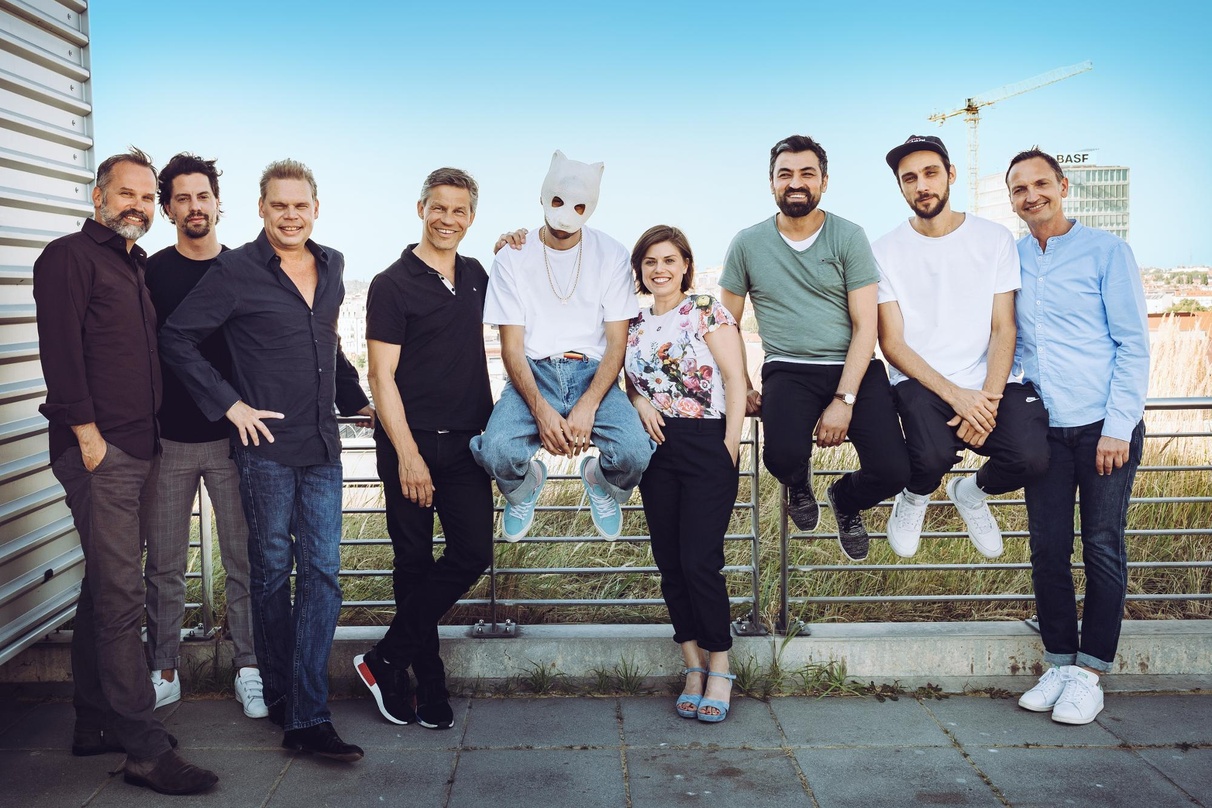 Neue Partner (von links): Ulrich Genschel (Vice President Business & Legal Affairs UMG), Maximilian Paproth (Senior Director A&R Central Europe Universal Music), Tom Bohne (President Music...