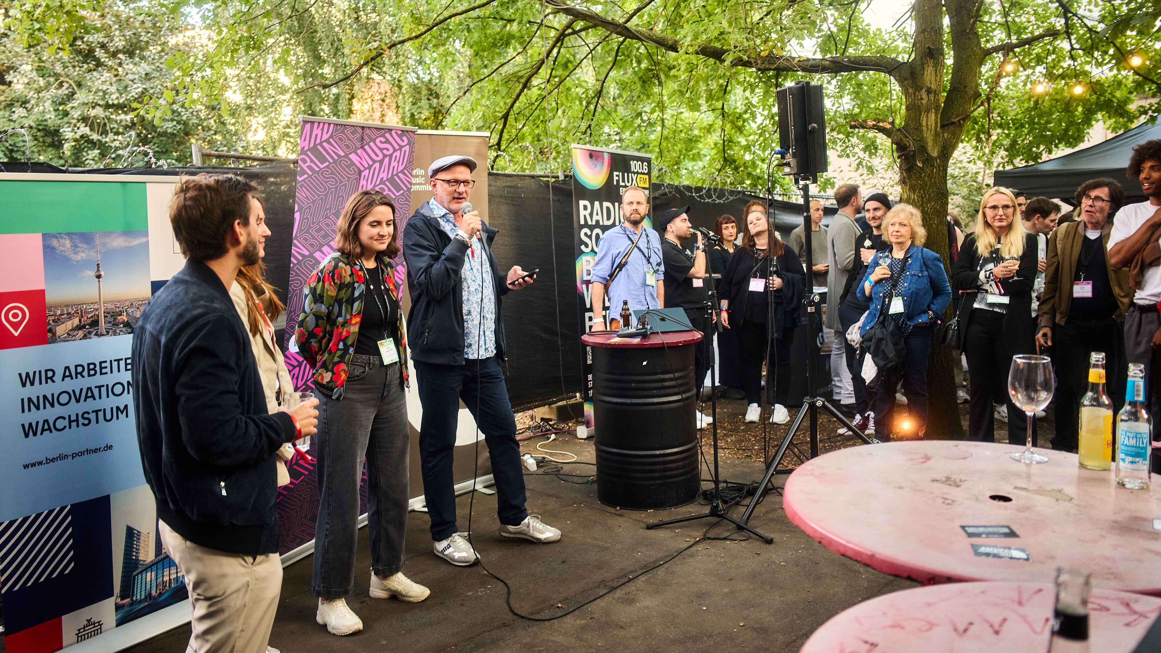 Stieß auf großes Interesse auf der Reeperbahn: die Berlin Reception.