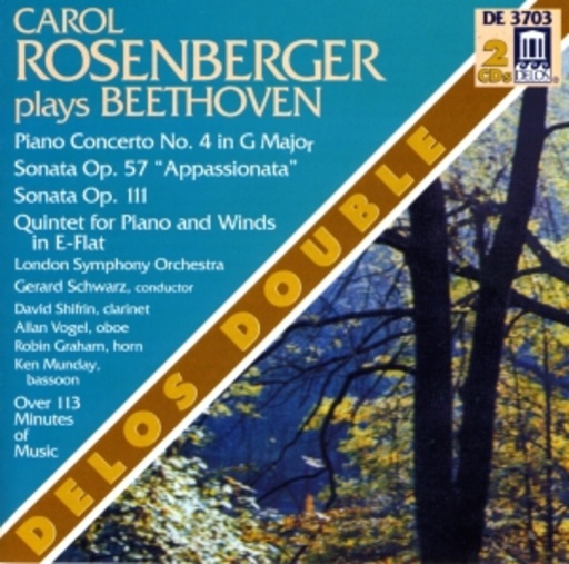 Carol Rosenberger/LSO/Gerard Schwarz – Klavierkonzert Nr. 4/Sonaten/Quintett für Klavier und Bläser
