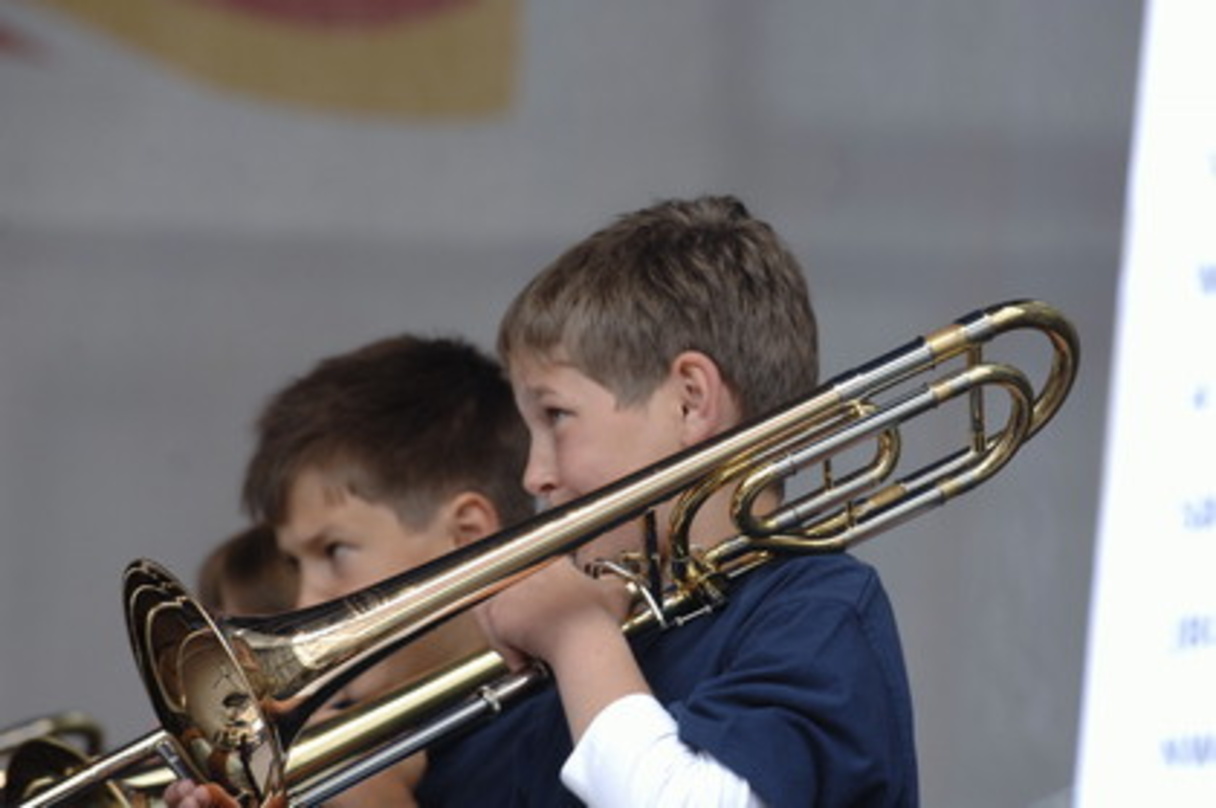 Zeigte Bedeutung der BDMV-Vereine für Gesellschaft: Nachwuchsmusiker beim Musikfest 2007