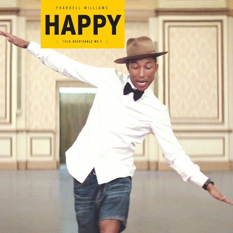 Der am häufigsten verkaufte Trackdownload 2014 in den USA: "Happy" von Pharrell Williams
