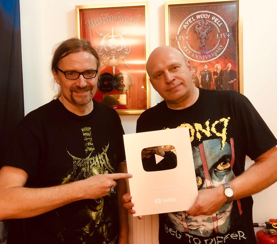 Mit dem YouTube Award: Björn von von Oettingen (links) und Olly Hahn (beide SPV)
