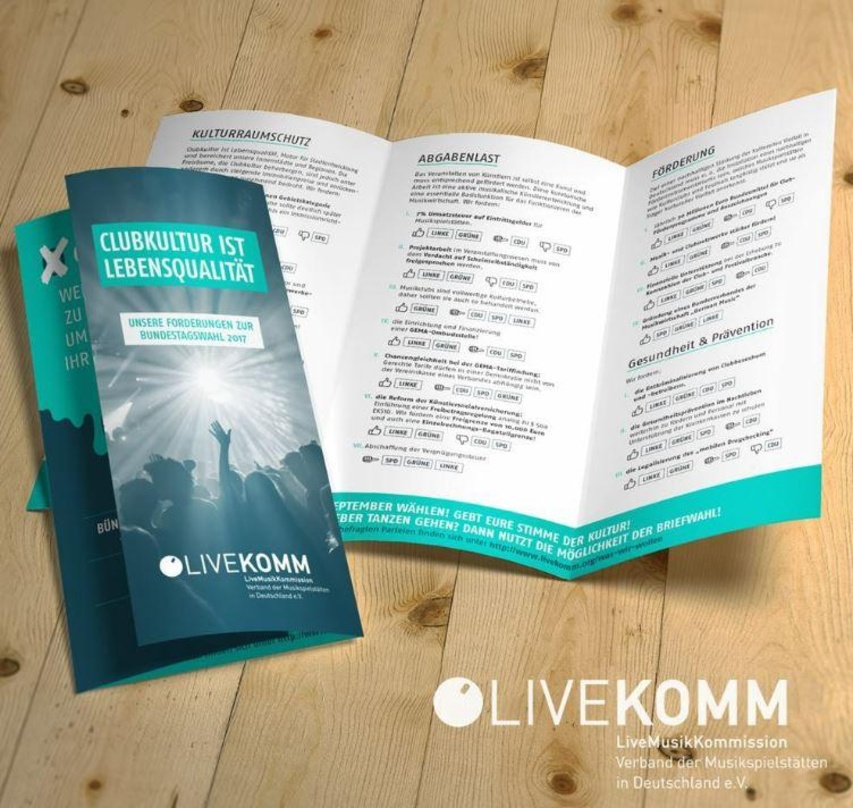 Auch hierzulande ein Thema: 2017 setzte die LiveMusikKommission kurz vor der Bundestagswahl das Thema Kulturraumschutz auf die Agenda