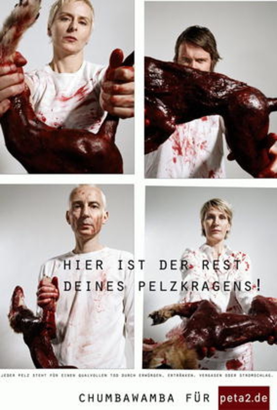 Gegen echte Pelze: Die PETA2-Kampagne mit Chumbawamba