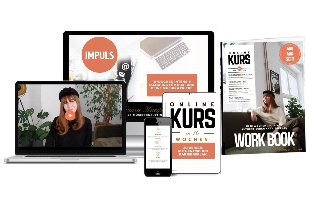 Gibt ihre Erfahrungen aus dem Musikgeschäft weiter, um Künstler beim Karriereaufbau zu unterstützen: Laura Kneip mit ihrem Online-Coaching
