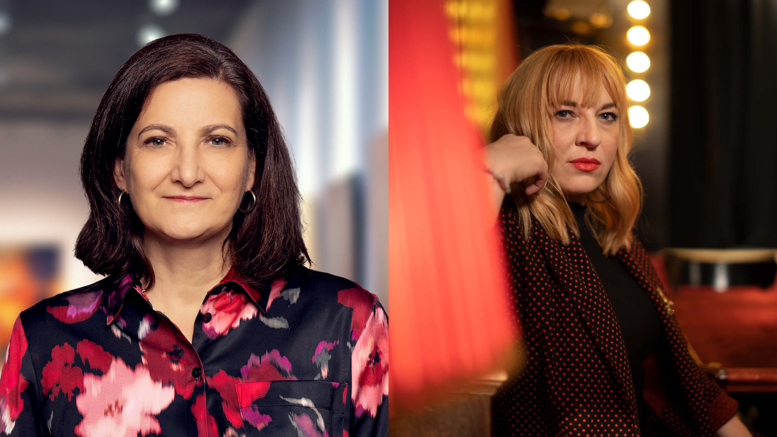 Scheidendes und neues Mitglied im GEMA-Aufsichtsrat: Charlotte Seither (links) und Michelle Leonard.