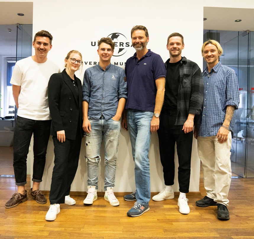 Machen gemeinsame Sache (von links): Moritz Melzer, Patricia Halva, Chris Steger, Cornelius Ballin, David Dittrich und Markus Blahus