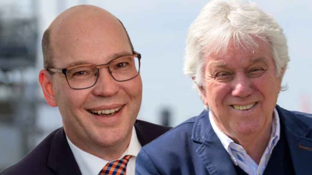 Zeigten sich erfreut über die einstimmige Wahl für den neuen Förderfonds: Christian Kraus (Geschäftsführer VG Musikedition) und Rolf Zuckowski (rechts).
