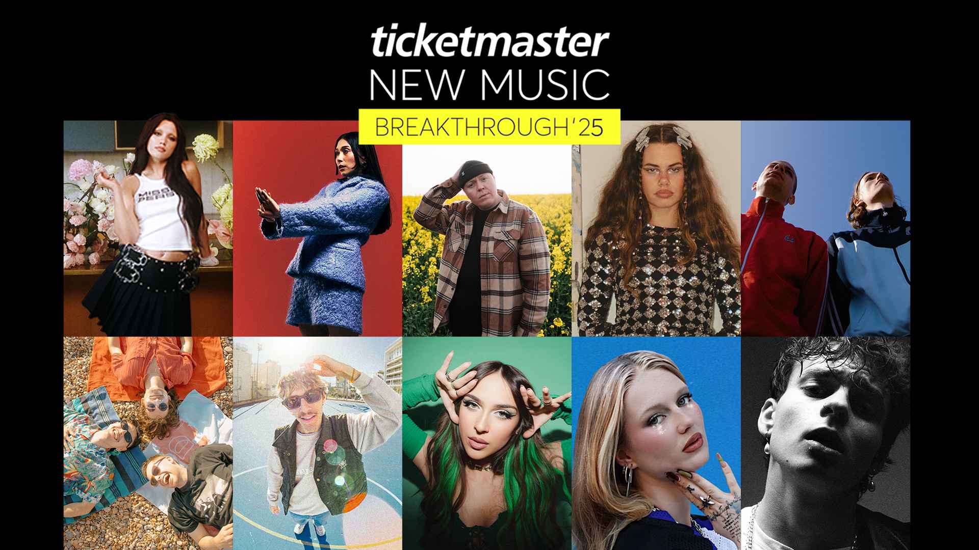 dddb0472 592e 4dac 8d46 b37f3cce8ea1 Soll Newcomer fördern: die Kampagne "New Music Breakthrough 2025" von Ticketmaster.