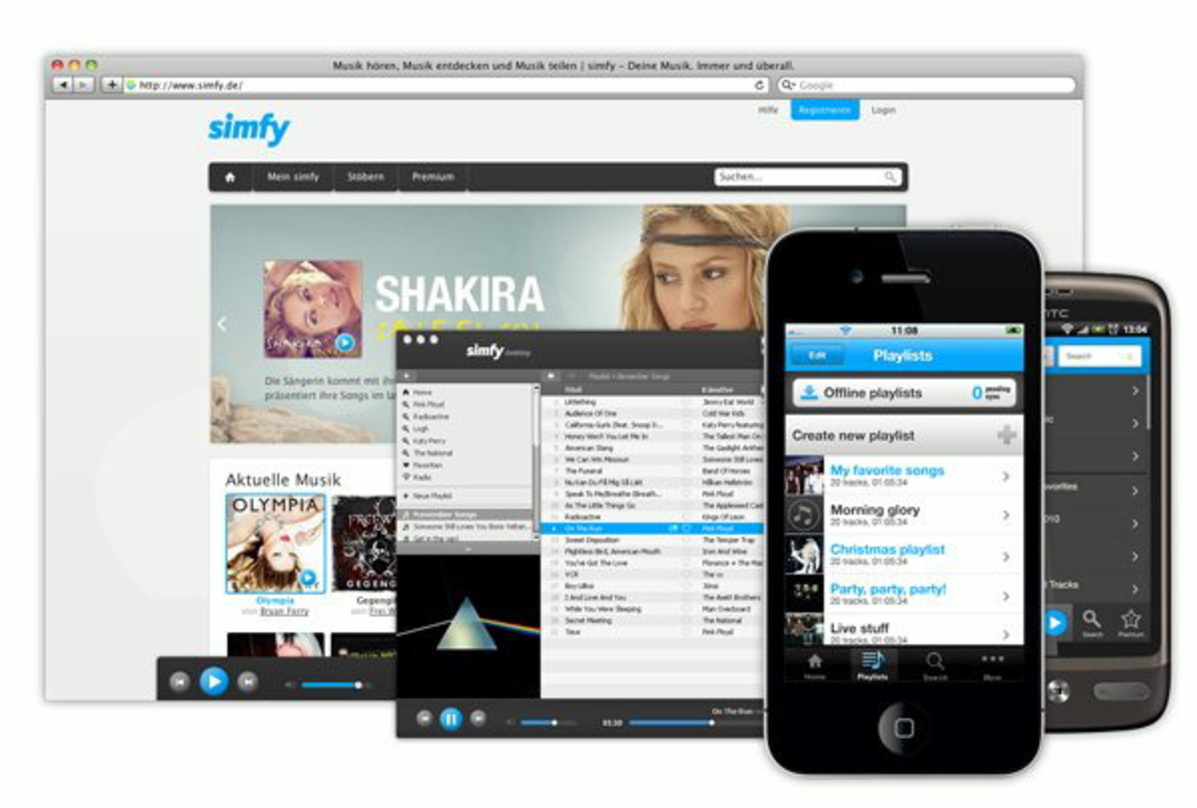 Gewinnt durch die Partnerschaft mit o2 weiter an Reichweite: Das Streaminangbeot von Simfy