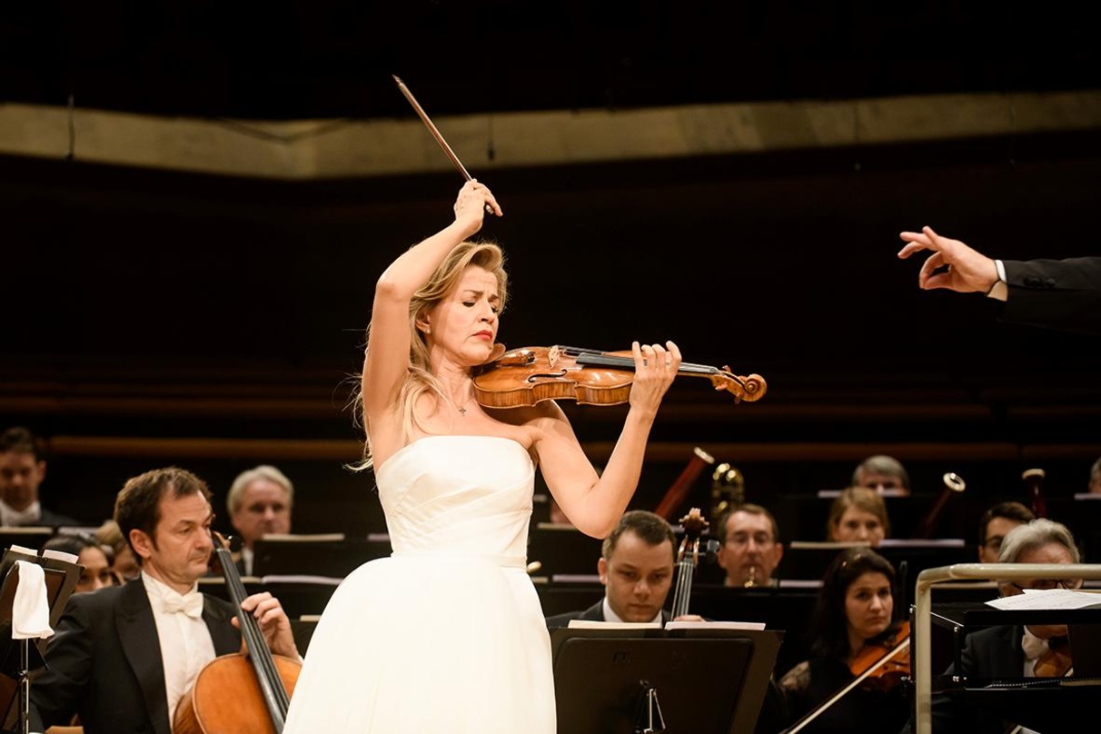 Trat bei der Geburtstagsfeier von Deutsche Grammophon auf: die Geigerin Anne-Sophie Mutter