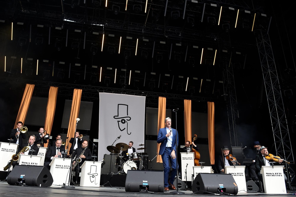 Beendete am 14. Juli die jazzopen: das Moka Efti Orchestra