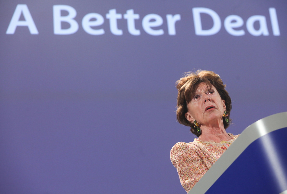 Will neue Wege zur angemessenen Vergütung kreativer Leistungen finden: Neelie Kroes