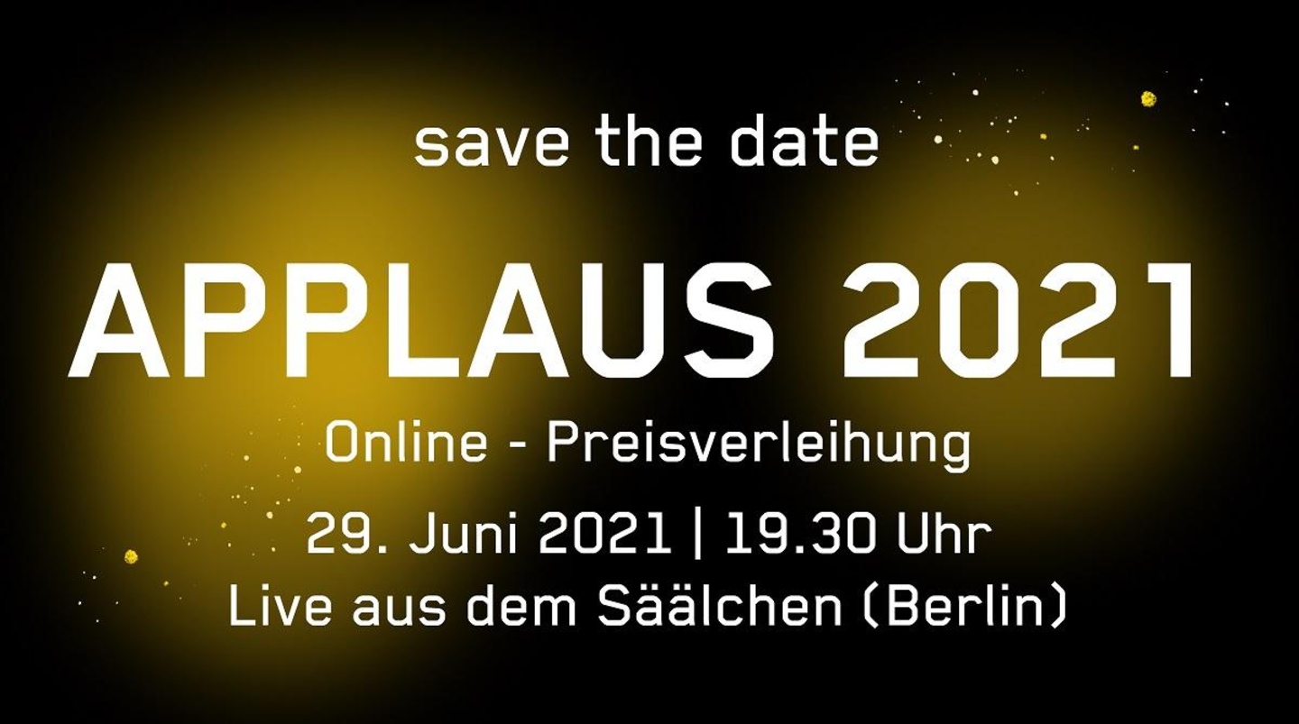 Zeichnet wieder Spielstätten aus: der Applaus 2021
