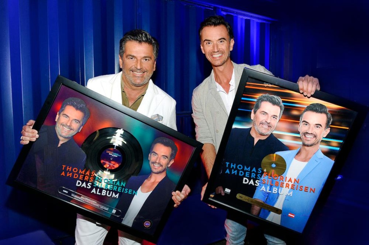 e188d3a1c890b9132effcdc320043d61526f74f987eac4c5e31f088d41bd019e Erfolgreich mit "Das Album": Thomas Anders (links) und Florian Silbereisen