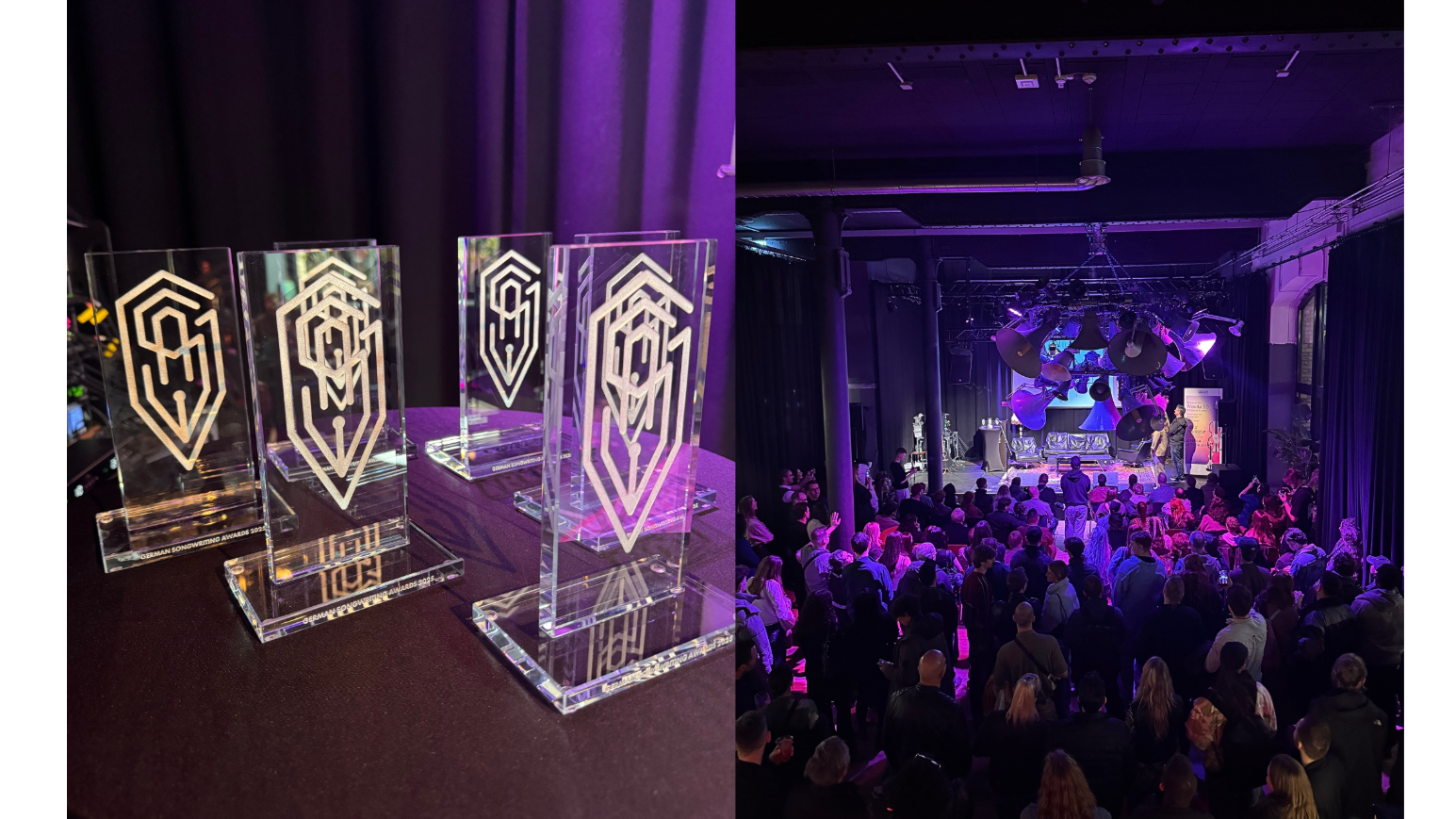 Stiegen im Berliner House Of Music: die zehnte Ausgabe der German Songwriting Awards.