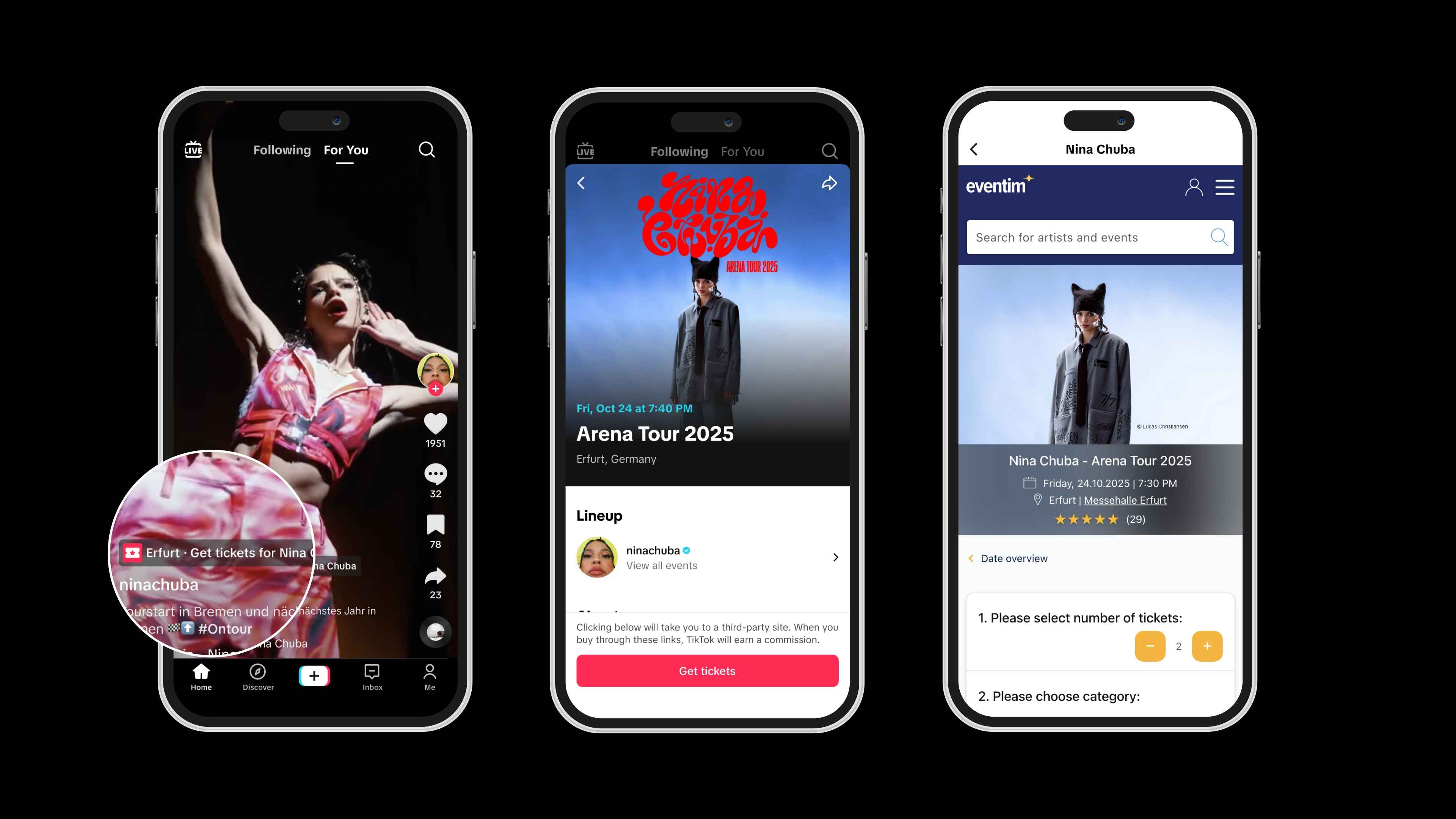 Hierüber will CTS Eventim nun Tickets verkaufen: die Videoplattform TikTok.