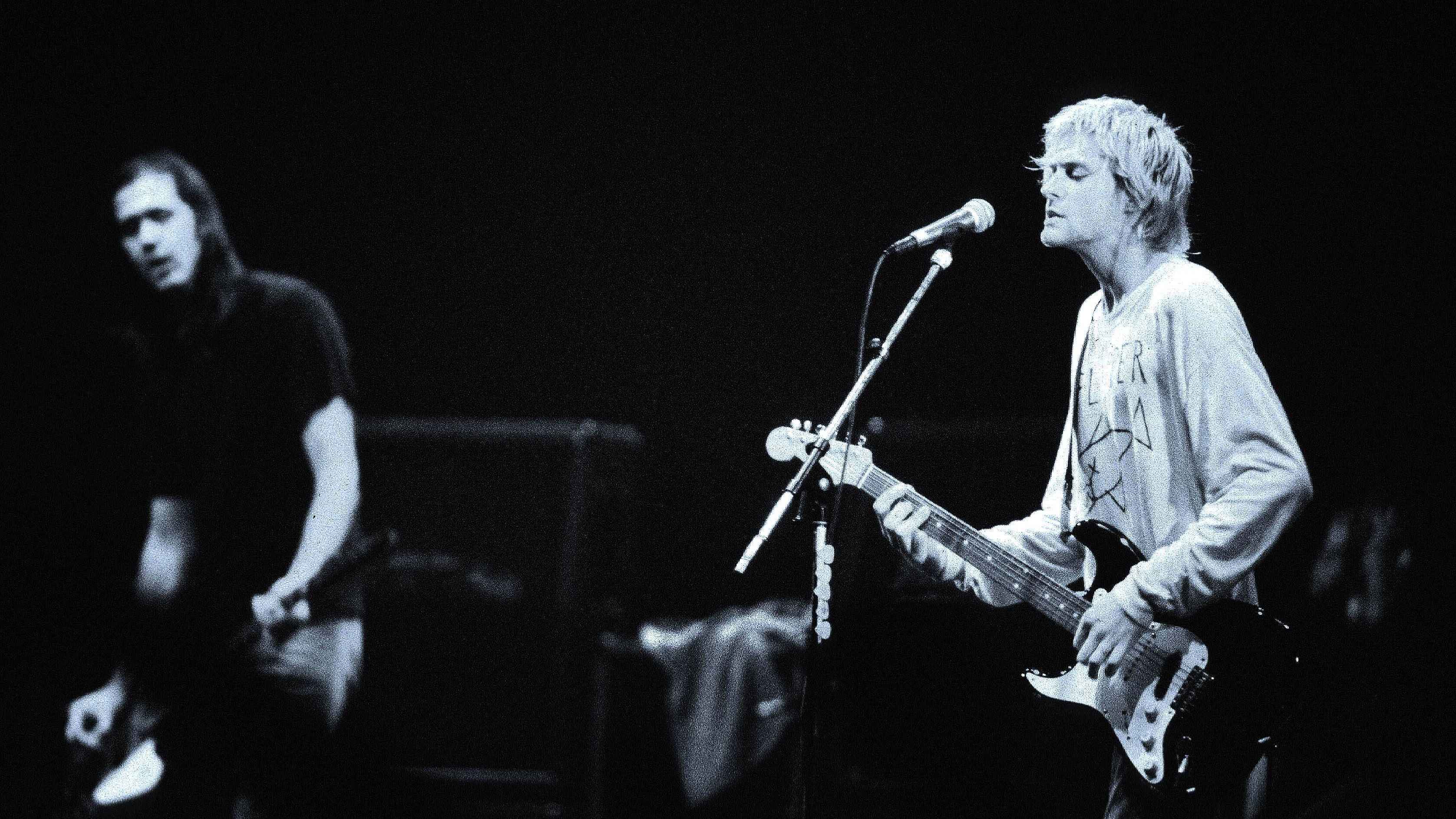 Erreichen mit "Come As You Are" über 30 Jahre nach VÖ Platin in Deutschland: Nirvana, hier mit Krist Novoselic (links) und Kurt Cobain.