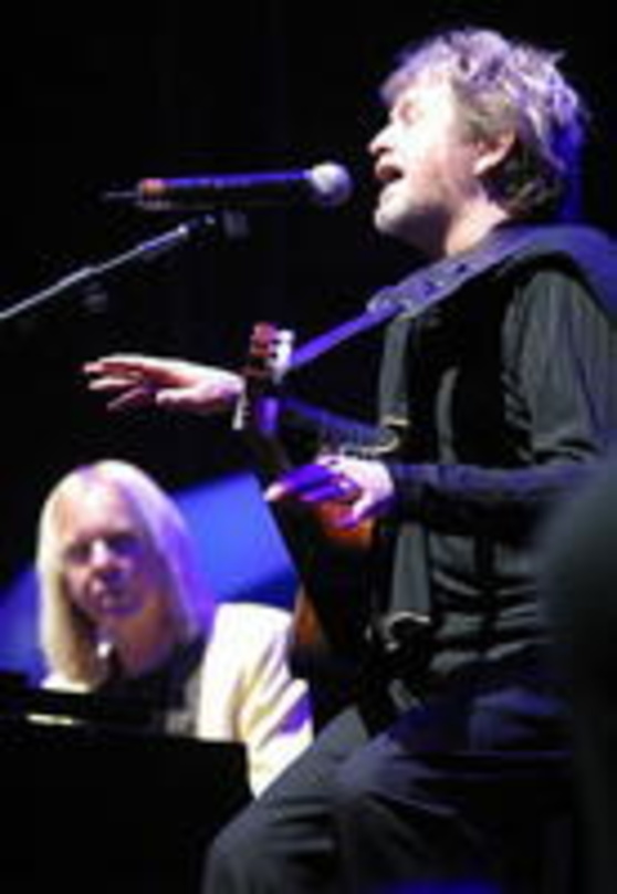 Live, auf DVD und CD präsent: Wakeman (l.) und Anderson von Yes