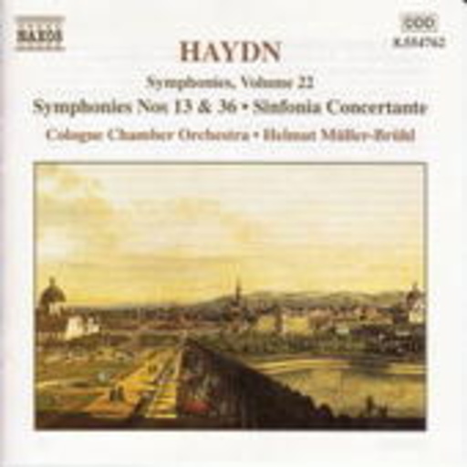 Helmut Müller-Brühl/Cologne Chamber Orchestra – Symphonies, Volume 22 - Symphonies Nos 13 & 36/Sinfonia Concertante