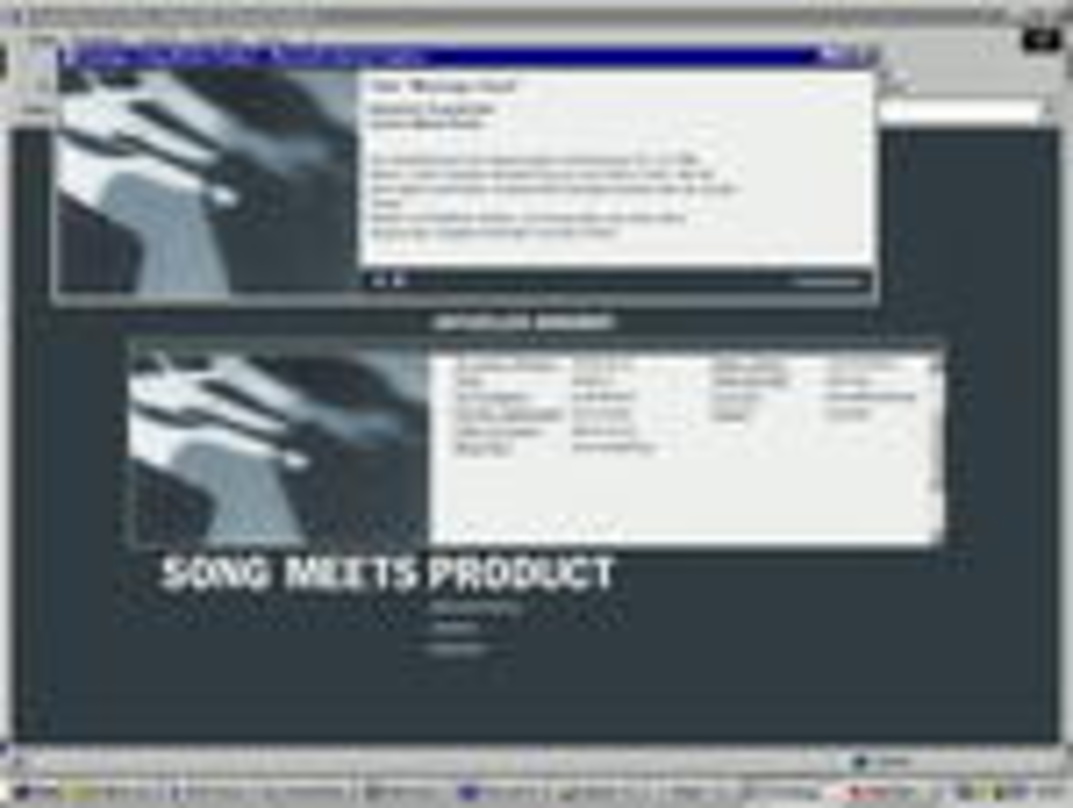e2f216423fec32f9e7a2b5172978be0f660a101a3b2251f3e97712cde213d48f Hier sollen Songs Produkte treffen: www.songmeetsproduct.de