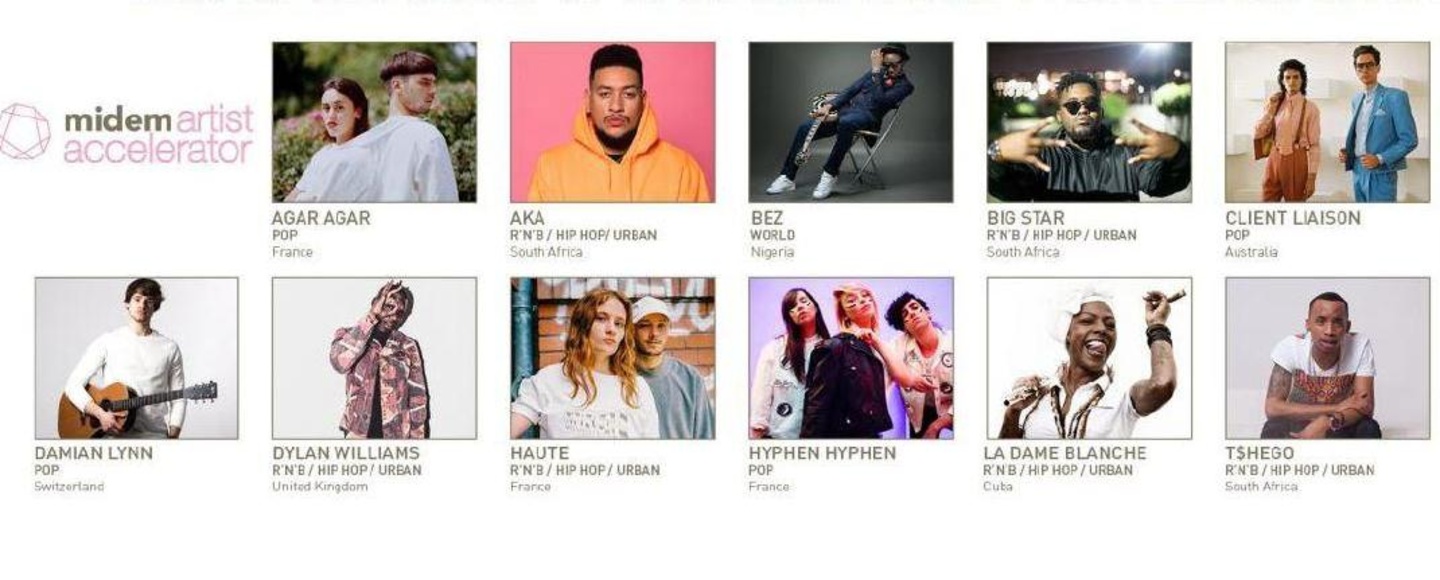 Spielen in Cannes: Die Finalisten des Midem Artist Accelerator 2018