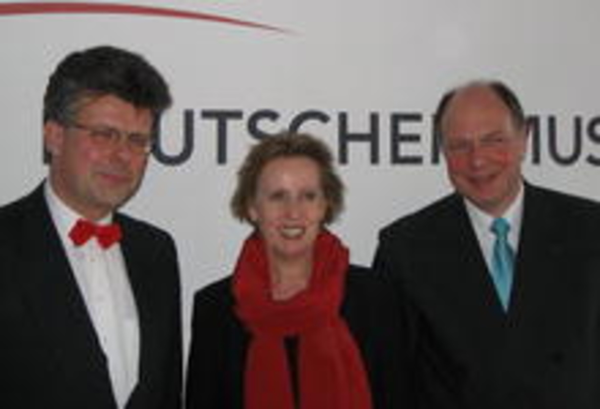 Bei der Eröffnungsfeier (v.l.n.r.): Christian Höppner, Christina Weiss, und Martin Maria Krüger (Präsident des Deutschen Musikrats)