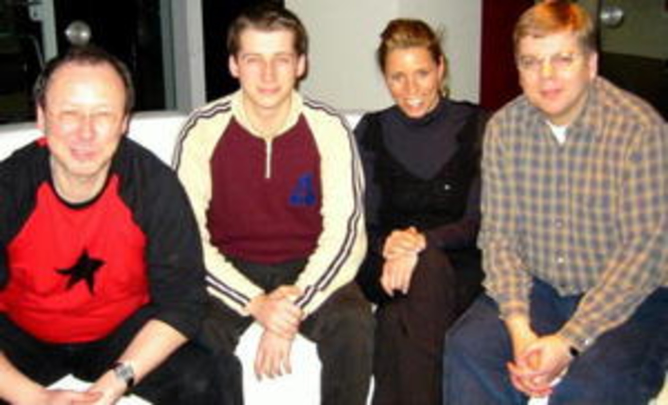 Deutsch-österreichische Freundschaft (v.l.n.r.): Walter Gröbchen, Hannes Tschürtz, UMP-Justiziarin Ingrid Rothe und Robert Stegmüller
